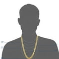thumbnail image 3 of 14k Yellow Gold Miami Cuban Link Chain Necklace, Width 6.9mm, 30", 3 of 5