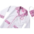 thumbnail image 6 of StoryBook Wishes Kids Doctor Coat & Face Mask for Kids Doctor Costume | Doctor Dress Up for Kids | Pink and White - Size 8-10, 6 of 9