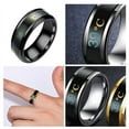 thumbnail image 4 of Minnieouse Anillos de pareja Anillo delicado Sensor inteligente Temperatura corporal Pequeña ligereza Dedo Joyería Boda Mujeres Compromiso Ropa, zapatos y accesorios Miscelánea Negro 11 # Minnieouse  AP014832-14, 4 of 6