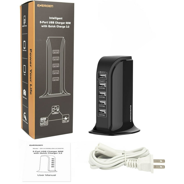 ENERGEN Port QC USB Charging Station