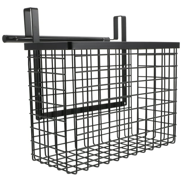 Cesta de alambre colgante para cocina, organizador de alambre de metal para gabinete, cesta de almacenamiento multiusos