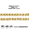 thumbnail image 3 of Niche Gold 530 X-Ring Chain 120 Links With Master Link Motorcycle 519-CDC2517H, 3 of 7