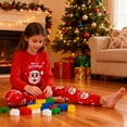 thumbnail image 2 of ELUTONG Girl's Christmas Pajamas，2 Sets of Kids' Cotton Long Sleeve Sleepwear with Santa Claus、Mermaid and Ballet Girl for 2-12T, 2 of 7