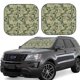 thumbnail image 1 of Balery Tropical Plants Green Parasol para parabrisas de coche de 2 piezas | Parasol plegable para parabrisas delantero de coche para la mayoría de sedanes-Medium, 1 of 6