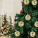thumbnail image 4 of 6 bolas navideñas irrompibles | Adornos navideños con purpurina | Multicolor, dorado, plateado y rojo | Plástico ABS ligero y duradero | Ideales para decorar casas, oficinas, restaurantes y, 4 of 6