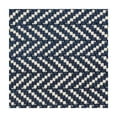 thumbnail image 6 of Dash & Albert Herringbone Handwoven Cotton Rug, 2' x 3', Indigo, 6 of 6