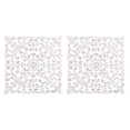 thumbnail image 6 of MH London Malbec Wall Medallion Wall Decor Set of 2, Hand Carved Engineered Wood, Decorative Wall Art Panels, 15.5 x 15.5 in, Distressed White, 6 of 8