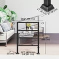 thumbnail image 3 of Outsunny Metal Hand Rails with Installation Kit for Outdoor Steps, Black, 3 of 10