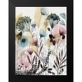 thumbnail image 2 of Popp, Grace 12x14 Black Modern Framed Museum Art Print Titled - Watercolor Wildflower II, 2 of 5