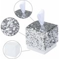 thumbnail image 3 of Glitter Paper Candy Box, Glitter Wedding Favor Box, Creative Party Paper Gift Box-Silver 25pcs-, 3 of 5