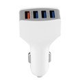 thumbnail image 2 of 4-Port USB 3.0 Fast Car Charger Quick Charge Blue LED with Smart IC ABS, 2 of 5
