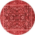 thumbnail image 1 of Ahgly Company Indoor Round Persian Red Traditional Area Rugs, 5' Round, 1 of 4