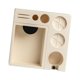 thumbnail image 1 of Estación de apisonamiento de espresso con soporte desmontable y caja de golpeteo para café molido. Blanco, 1 of 9