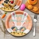 thumbnail image 5 of Platos de papel con forma de conejito y huevo de Pascua | Platos desechables para fiesta (10 unidades) | Vajilla navideña de 23 cm para decoraciones y celebraciones de Pascua | Diseños de dibujos, 5 of 6