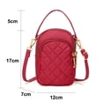 thumbnail image 2 of Mobile phone bag women's bag 2023 new style crossbody bag fashion everything portable one shoulder-red, 2 of 5