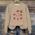thumbnail image 2 of Lorytime Christmas Kids Sweatshirt for Toddler Girl Boys Bow Printed Shirt Crew Neck Long Sleeve Pullover Festive Tops, 2 of 3