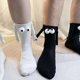 thumbnail image 4 of Calcetines magnéticos divertidos para parejas, calcetines unisex con dibujos animados, calcetines de algodón con diseño de muñeco 3D de la mano para hombres, mujeres y adolescentes., 4 of 4