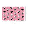 thumbnail image 5 of Artistic Cartoon Cow Print Head Front Door Mat, Indoor Mats for Bedroom Bathroom Kitchen, Floor Mat Non-Slip, Soft Carpet Floor Cover Machine Washable Entryway Mat - 20x31.5in, 5 of 5