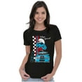 thumbnail image 3 of The Smurfs Kanji Tokyo Speed Racecar Women's T Shirt Ladies Tee Brisco Brands S, 3 of 5
