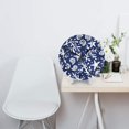 thumbnail image 3 of Reloj de pared con diseño de conchas blancas, corales y estrellas de mar en azul, silencioso, de 10 pulgadas, estilo rústico retro, decorativo para sala de estar, cocina, hogar, baño y dormitorio, 3 of 7