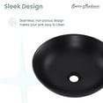 thumbnail image 3 of Classe 16 Color Ceramic Sink in Matte Black, 3 of 10