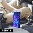 thumbnail image 6 of Thunder 20 Oz Stainless Steel Skinny Tumbler – Vacuum Insulated Slim Travel Cup with Lid & Stainless Steel Straw, 360° Full Wrap Printed Tumbler for Home, Office & Outdoor Use, Lightening, 6 of 6