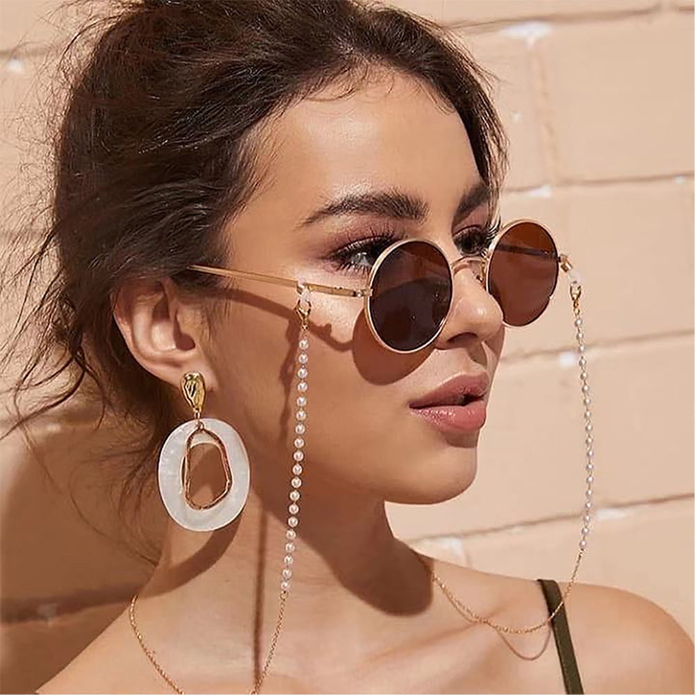 Pearl chain for glasses best sale
