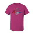thumbnail image 2 of Wild Bobby, Classic Ford Mustang Car Logo, Cars and Trucks, Men's Graphic T-Shirt, Fuschia, Medium, 2 of 3