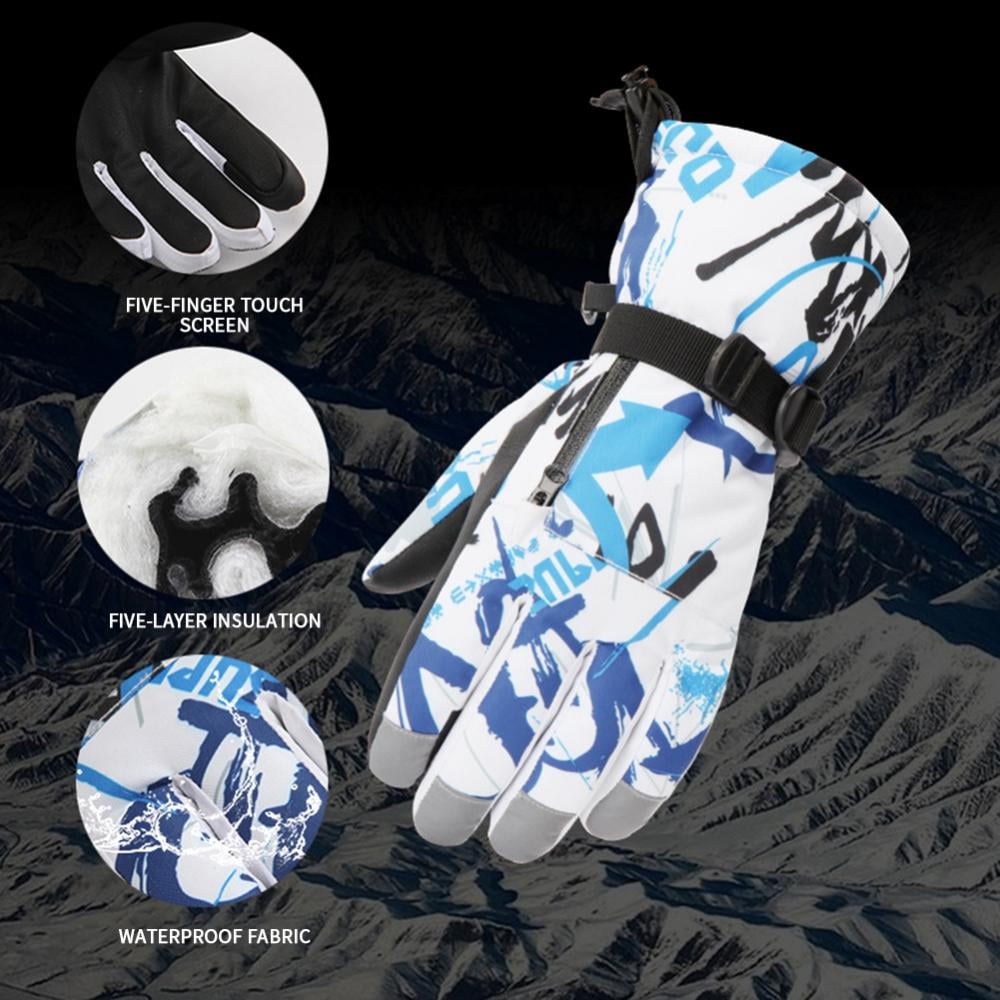 Greyghost 1Pair Gloves Windproof Thermal Full Fingers