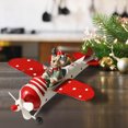 thumbnail image 3 of Cheapark Flying Aircraft Christmas Hanging Pendant Outdoor Holiday Decor for Tree and Garden Santa Claus Theme Wind-Resistant Decoration with LED Lights, 3 of 6