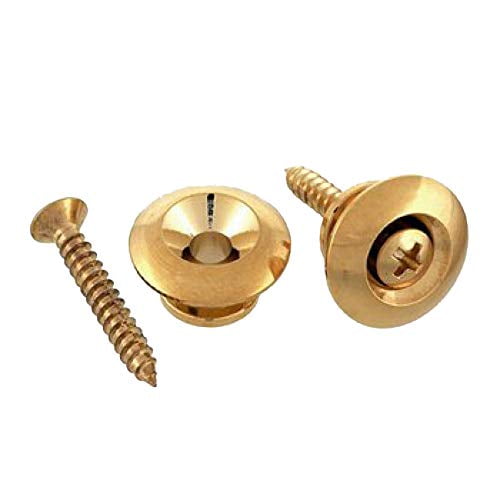 Allparts ALLPARTS 0684002 Oversized Strap Buttons (Gold) (Set of 2)