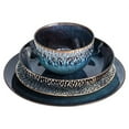 thumbnail image 3 of Gibson Elite 99839.16RM Ensemble de Vaisselle, Bleu Cobalt, 3 of 5