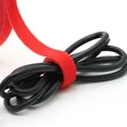 thumbnail image 2 of 5m/roll Cable Ties Reusable Loop Bundle Self Adhesive Red Nylon Strap Organizer Clip Wire Holder Management Fastening Tape width 10mm 1 roll, 2 of 5