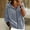 Gray, variant on Women's Velour Hooded Jacket Long Sleeve Full Zip Outerwear Soft Warm Velvet Jacket Women Black L