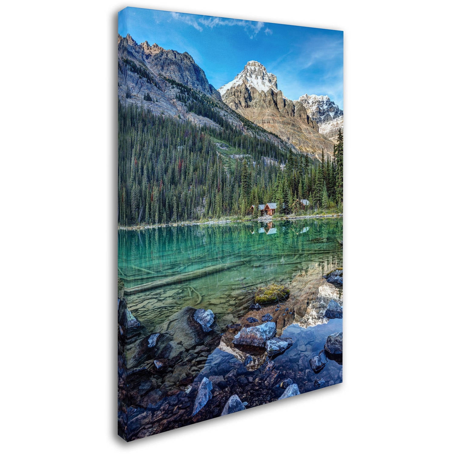 Trademark Fine Art 'Mount Huber Reflection' Canvas Art by Pierre Leclerc