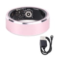 thumbnail image 1 of Bague connectée de suivi de santé pour hommes et femmes, étanche, moniteur d'activité physique, de sommeil, de pas, R5S, rose, taille 10, 1 of 4