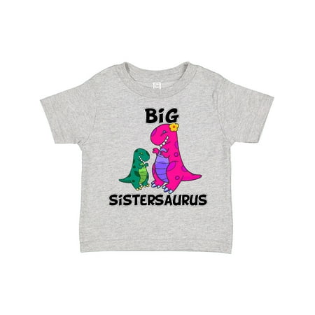 

Inktastic Big Sistersaurus Gift Toddler Toddler Girl T-Shirt