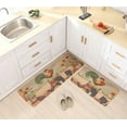 thumbnail image 3 of Rooster Sunflower Kitchen Rug Farmhouse Style Sets of 2 Kitchen Floor Rugs and Mats Non Slip Washable Farmhouse Sunflower Kitchen Decor Also for in Front of Sink, 17x29 and 17x47 Inch, 3 of 6