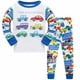 thumbnail image 1 of Conjuntos de Pijamas de dinosaurios para niños de 3 a 8 años, ropa de dormir para niños, Pijamas a rayas, Pijamas de animales para bebés, 1 of 4