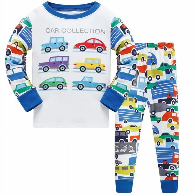 Conjuntos de Pijamas de dinosaurio de Navidad para niños de 3 a 8 años, ropa de dormir a rayas, Pijamas de Papá Noel para bebés