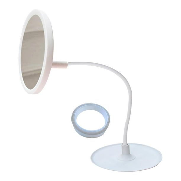 Espejo de maquillaje, espejo de tocador, espejo de maquillaje ajustable Flexible para escritorio, almacenamiento de escritorio, espejo cosmético,