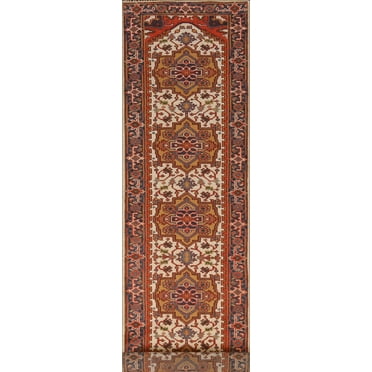 Rug Source Indoor Traditional Area Rug 3’ x 14’, Beige & Ivories
Geometric Rug, Wool Carpet