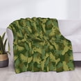 thumbnail image 4 of Throw Blanket for Couch, Elk moose armygreen Camouflage Super Soft Fuzzy Comfy Warm Throw Blanket, Cuteness Lightweight Cozy Plush Flannel Blanket & Throws for Sofa and Bed All Season, 4 of 5