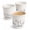 White, variant on ECODESIGN-US 100 Pack Disposable Coffee Cups - 4 Oz Espresso - Kraft Unbleached Paper Cups for Home Office or Party