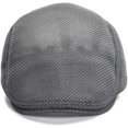 thumbnail image 4 of Men Breathable Mesh Summer Hat Newsboy Beret Ivy Cap Cabbie Flat Cap, 4 of 7