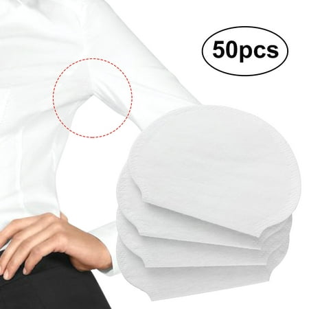 Men Women Underarm Antiperspirant Pads - Pretty See Disposable Sweat Absorbing Sheets Ultra-thin Armpit Sweat Adhesive Shield, Requisite for Summer, 50