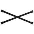thumbnail image 2 of Shisuyan Adjustable Length Bathroom Telescopic Rack Black 2Pcs, 2 of 8