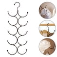 thumbnail image 6 of 2 PCS Circular Scarf Holder Clothes Scarf Hanger Belt Hanger Man 52X20.5CM Black, 6 of 8