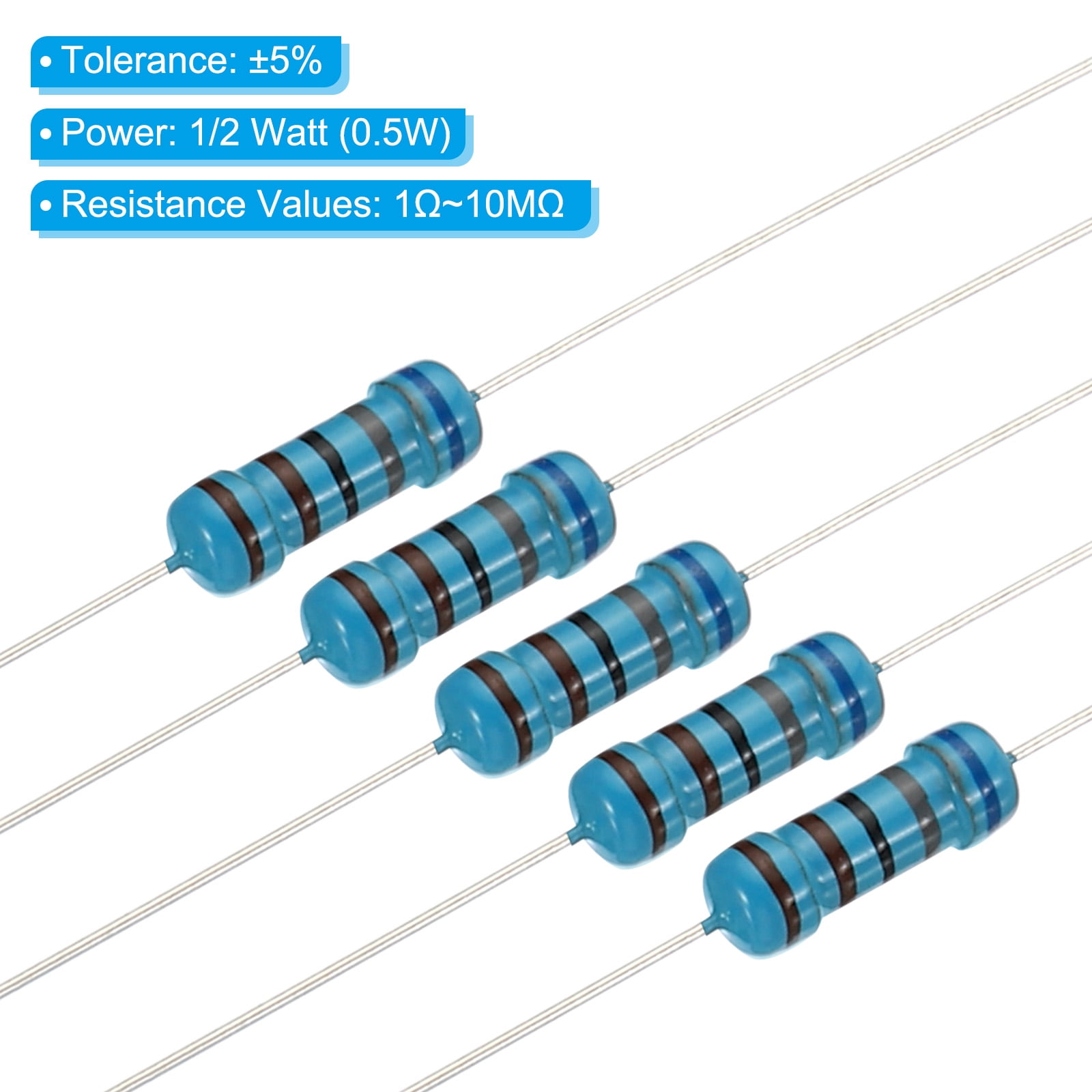 Resistor Set Fixed B - 10 to 1000ohms