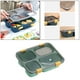 thumbnail image 3 of Contenedor de almuerzo BLESIY para niños, Fiambrera verde, almacenamiento de alimentos, 3 of 6